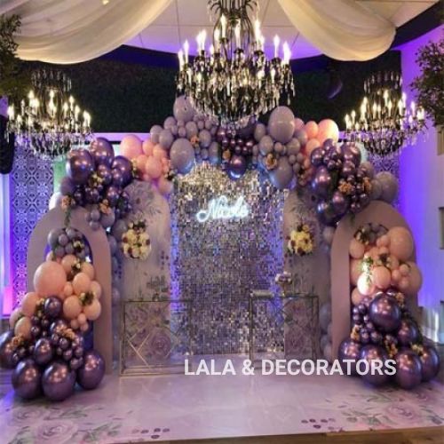 Red Anniversary Balloon Decor