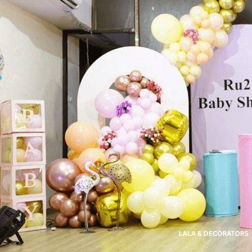 Baby Shower Balloon Decor 2