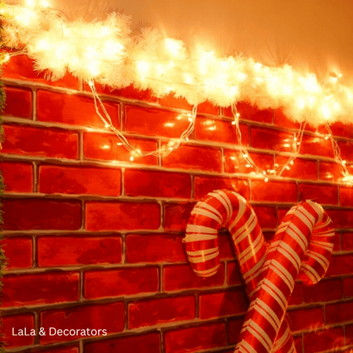 Christmas Balloon and Tree Decoration with Santa 2