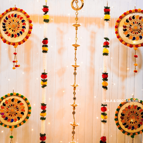 Diwali Floral Lamp Decoration 3