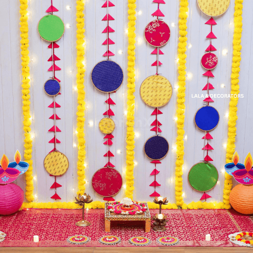 Diwali Floral & Lantern Decoration 3