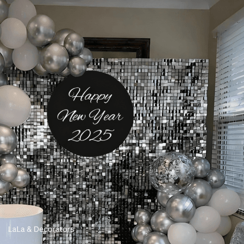 New Year 2025 Balloon Decoration  2