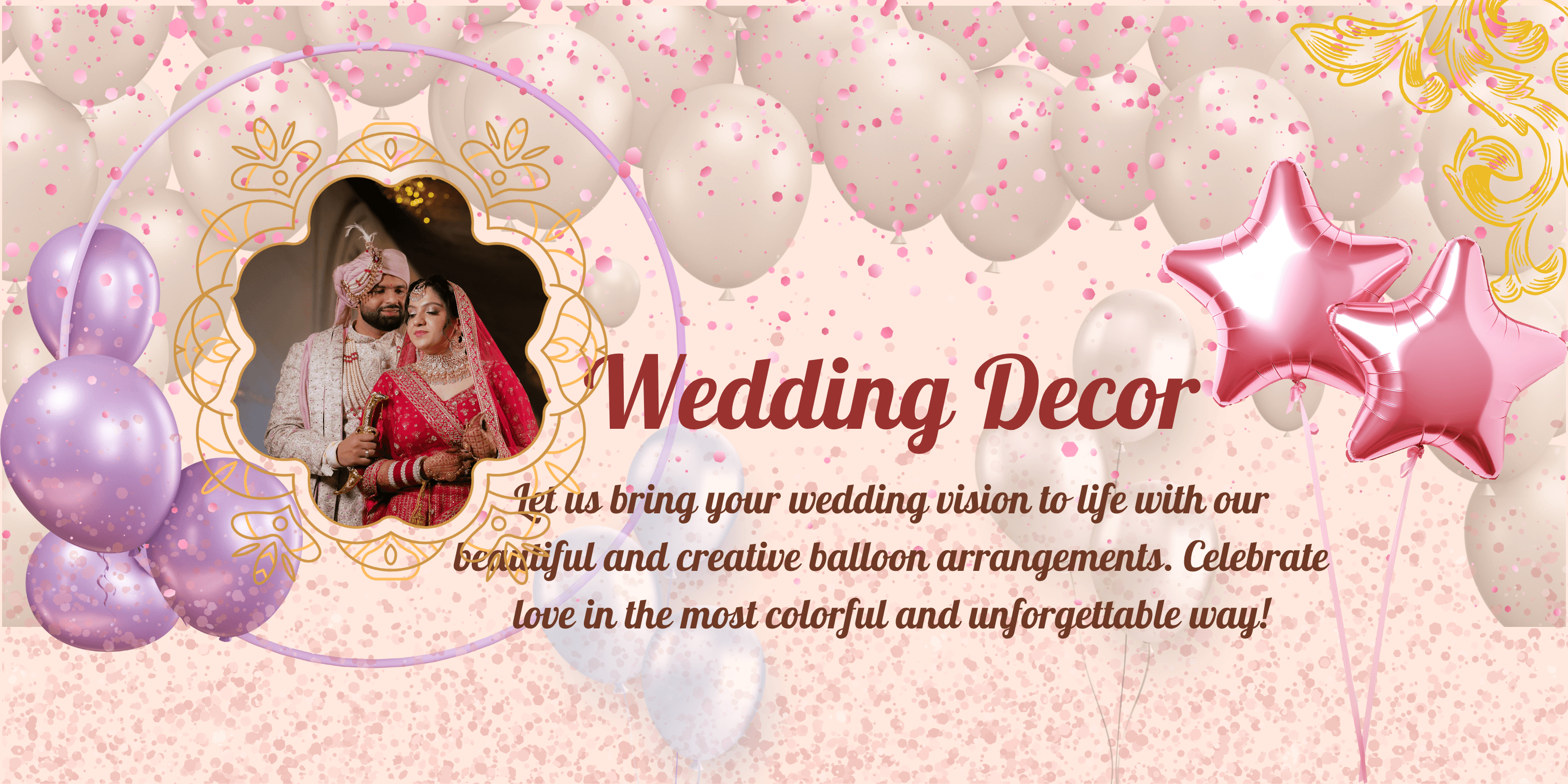 wedding banner desktop